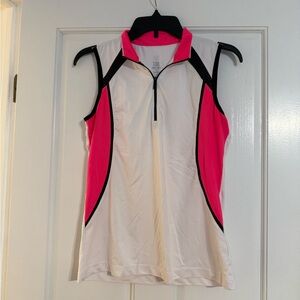 Women's Sleeveless Zip-Up golf Top